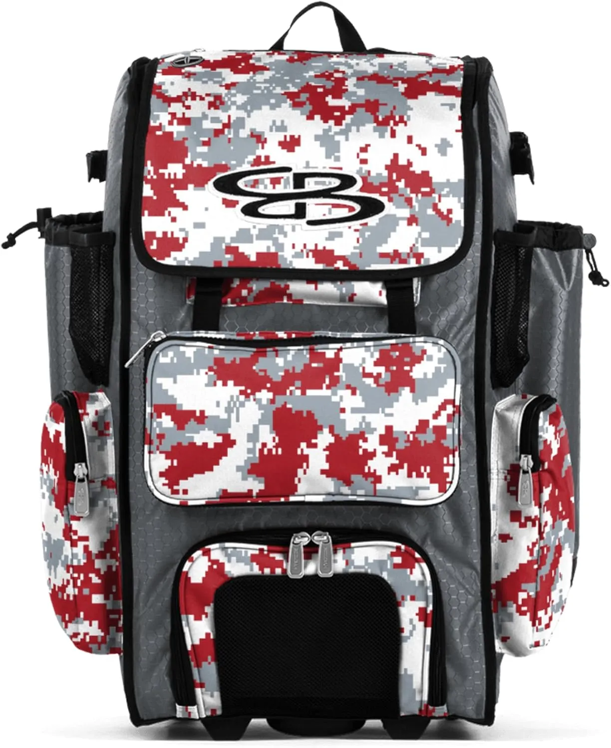 Boombah Superpack Hybrid Rolling Bat Bag Digital Camo - Multiple Colors - Wheeled & Backpack Version