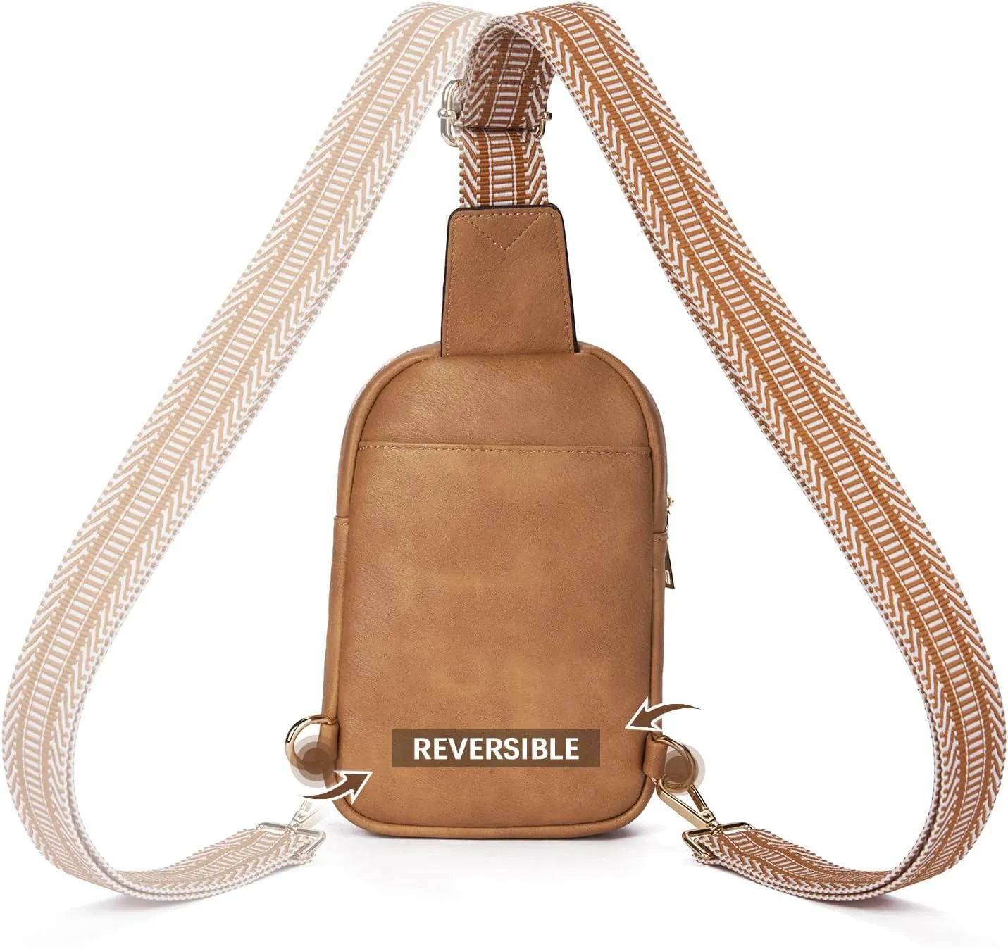 BOSTANTEN Small Sling Bag Crossbody Bags for Women Trendy Crossbody Purse Leather Chest Bag
