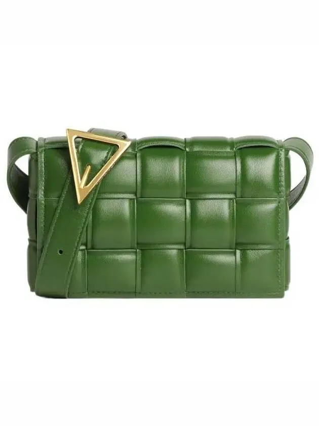 Bottega Veneta Cassette Intrecciato Padded Small Cross Bag Avocado
