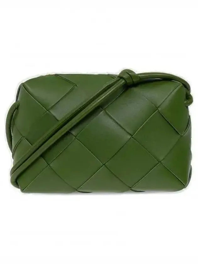 Bottega Veneta Cassette Intrecciato Small Cross Bag Avocado