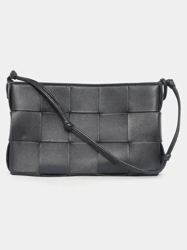 Bottega Veneta Cassette Strap Shoulder Bag Navy