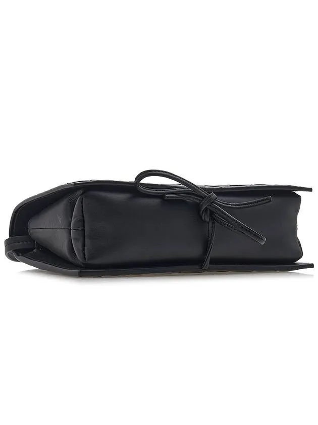 Bottega Veneta Intrecciato Mini Cross Bag Black