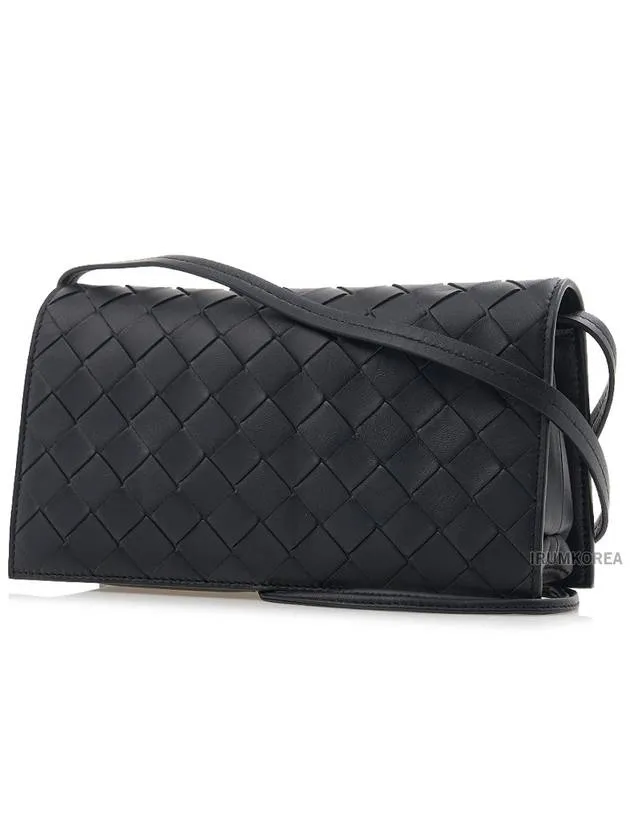 Bottega Veneta Intrecciato Mini Cross Bag Black