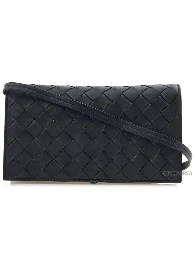 Bottega Veneta Intrecciato Mini Cross Bag Black