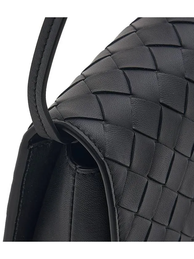 Bottega Veneta Intrecciato Mini Cross Bag Black