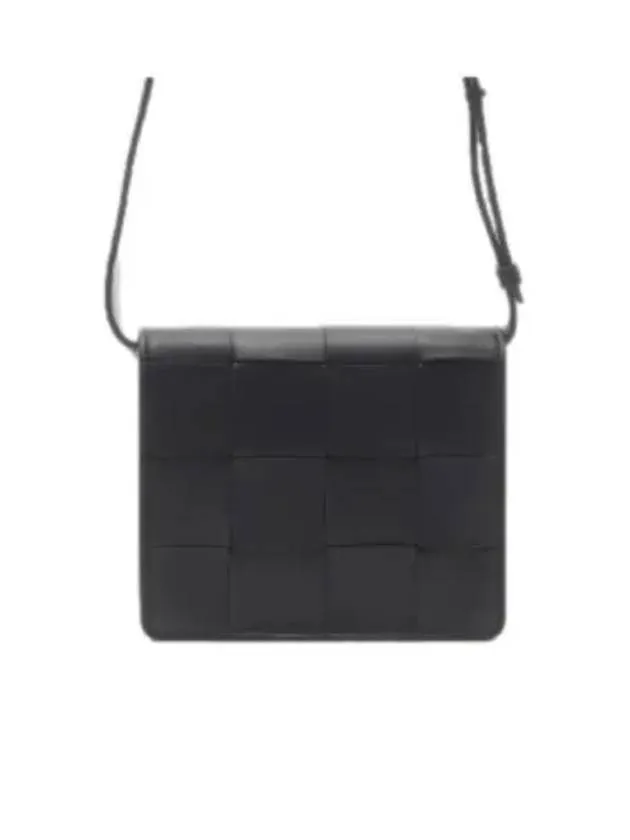Bottega Veneta Intrecciato Small Cassette Cross Bag Black