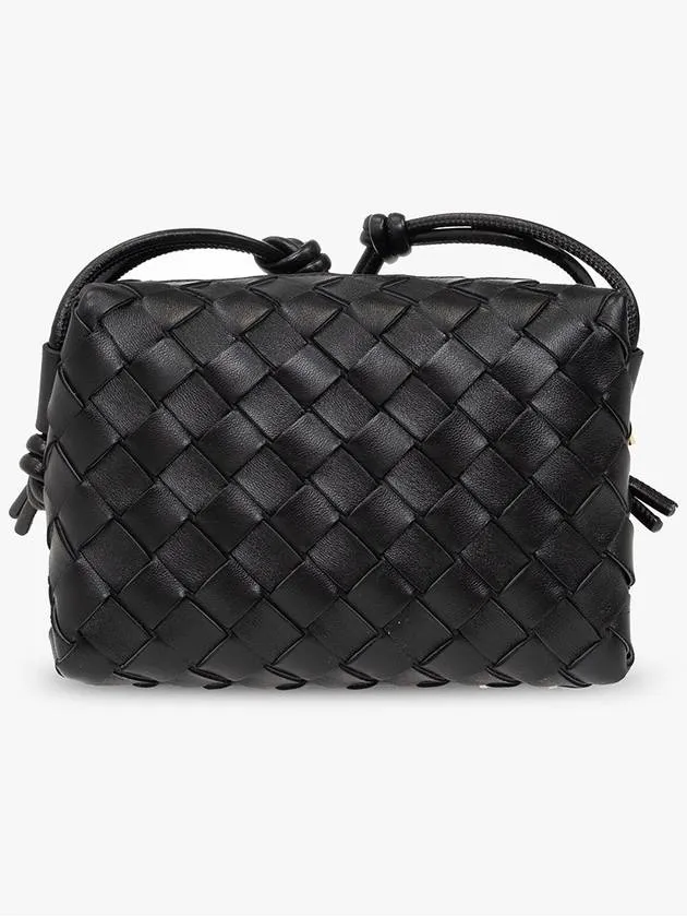 Bottega Veneta Loop Camera Mini Cross Bag Black