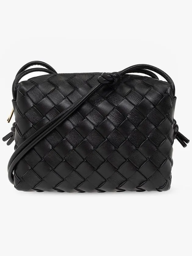 Bottega Veneta Loop Camera Mini Cross Bag Black