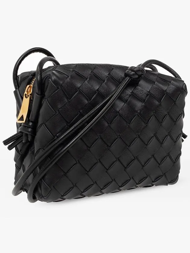 Bottega Veneta Loop Camera Mini Cross Bag Black