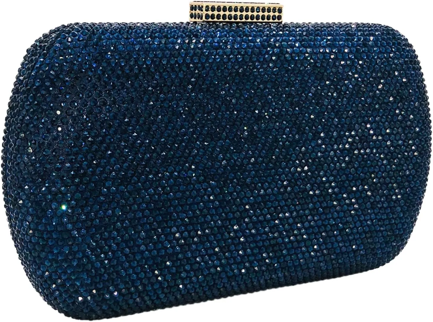 Boutique De FGG Bling Evening Bags and Clutches for Women Formal Party Crystal Clutch Bag Wedding Rhinestone Handbags,Mini