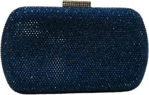 Boutique De FGG Bling Evening Bags and Clutches for Women Formal Party Crystal Clutch Bag Wedding Rhinestone Handbags,Mini