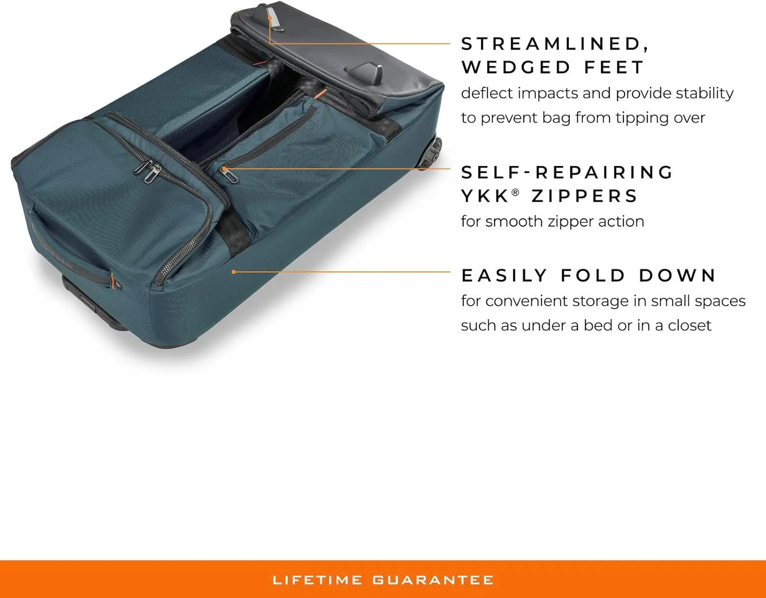 Briggs & Riley ZDX, Ocean, Checked-Medium 27 Inch