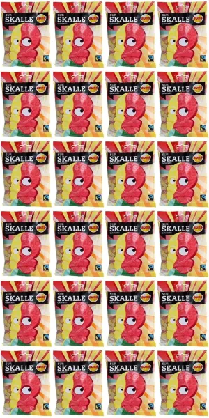 Bubs Skull Sour Liquorice 24 Packs of 90g
