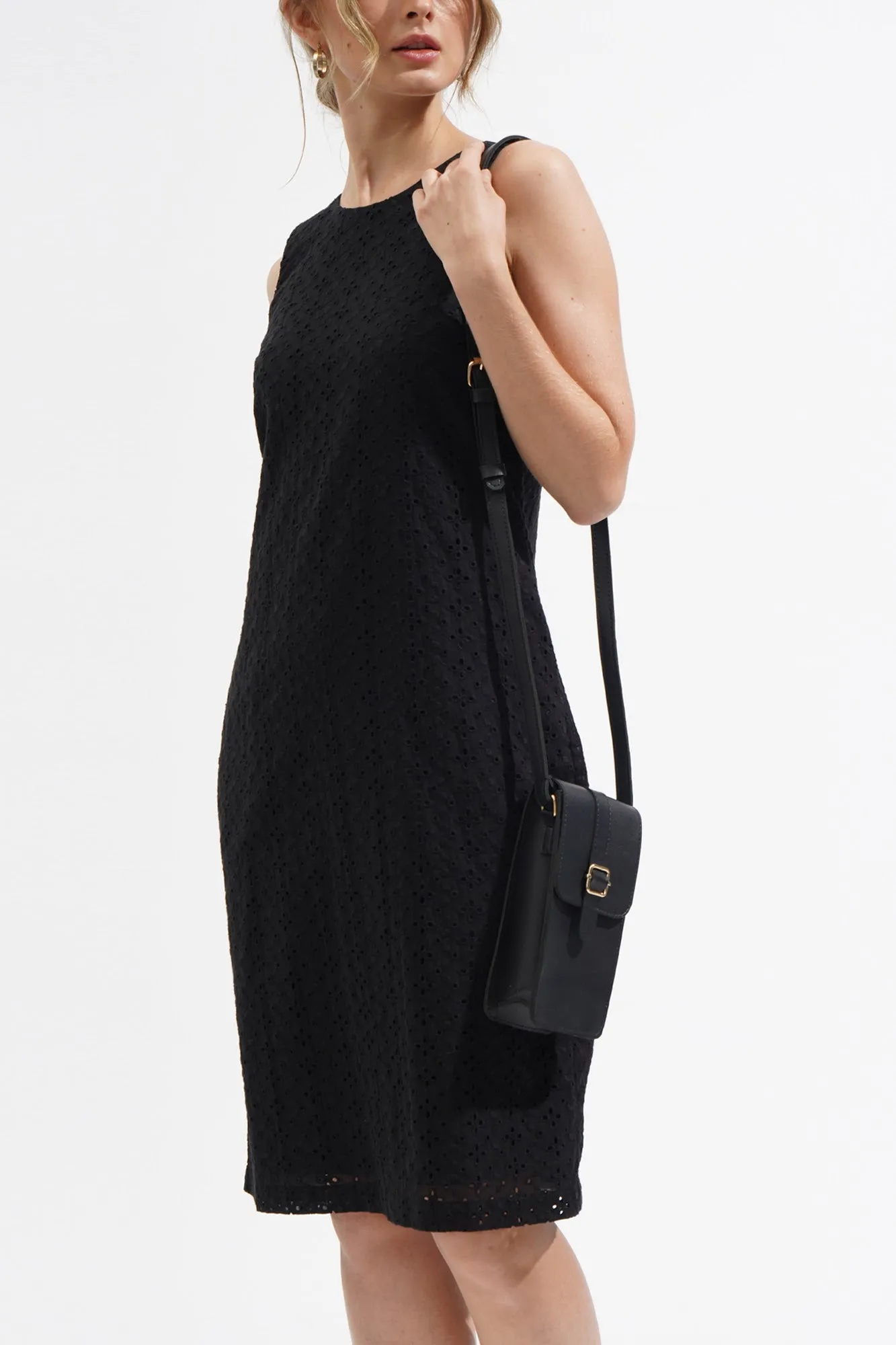 Buckled Flap Crossbody Phone Bag