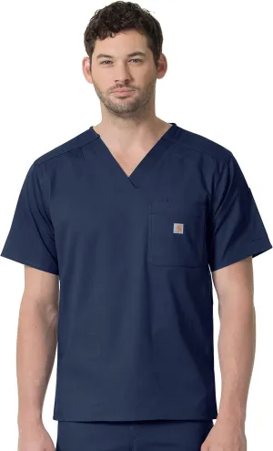 Carhartt Men's Slim Fit 6 Pkt Top, Navy, Large