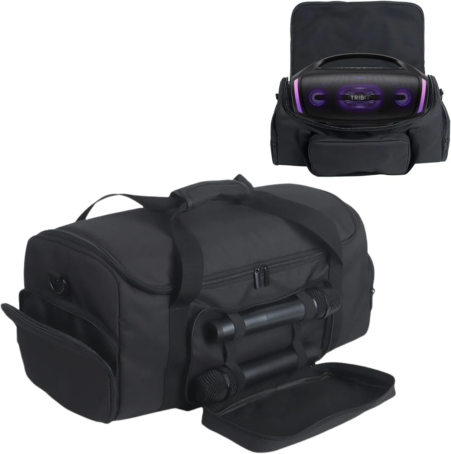 Case Bag for Tribits StormBox Blast 2 Bluetooth Speaker & Accessories, Carrying Bag with Shoulder Strap, Dust-Proof & Wear-Resistant, Bag Only