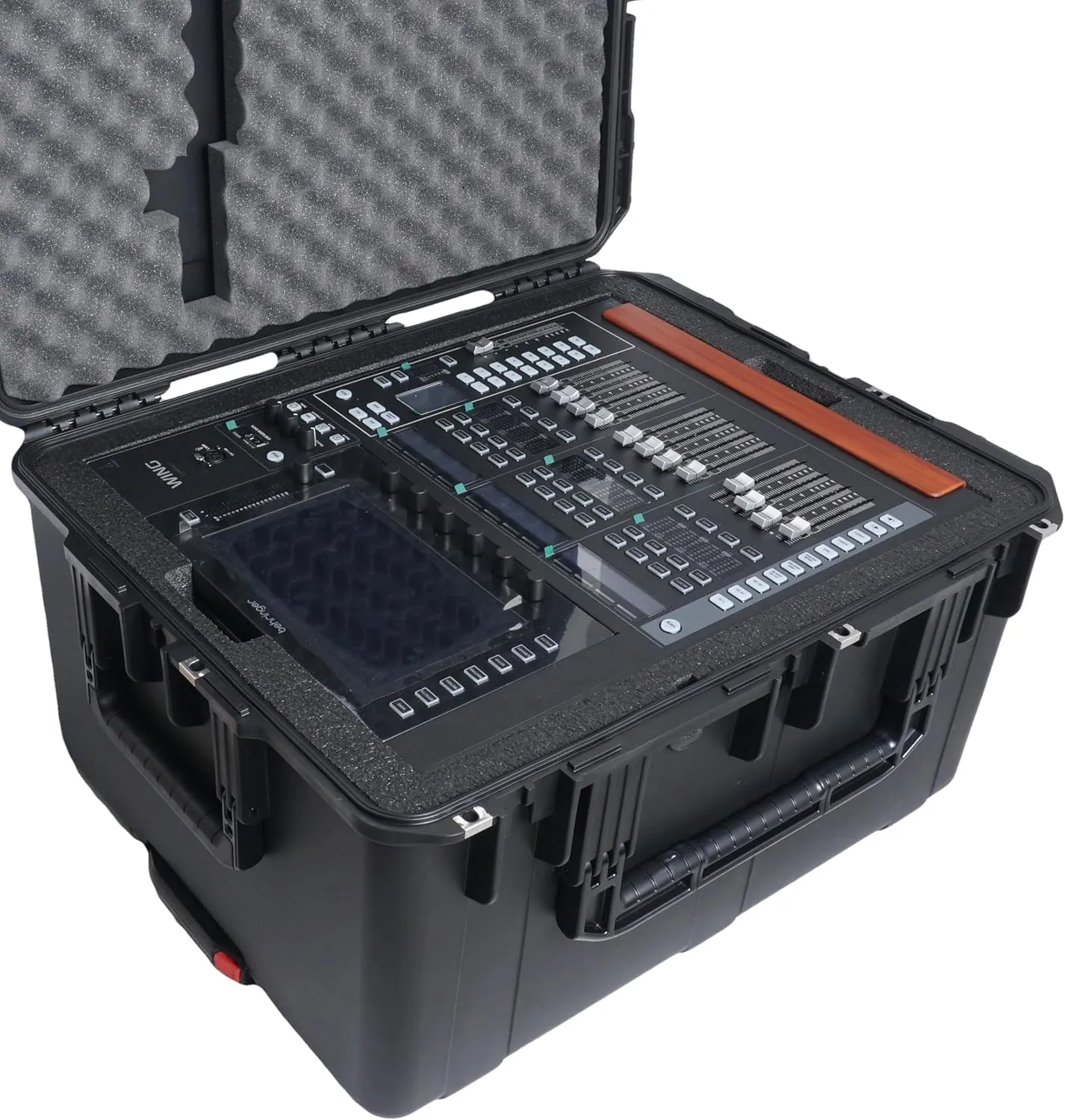 Case Club Case fits Behringer WING Compact Mixer. Pre-Cut, Heavy Duty, Wheeled, & Waterproof