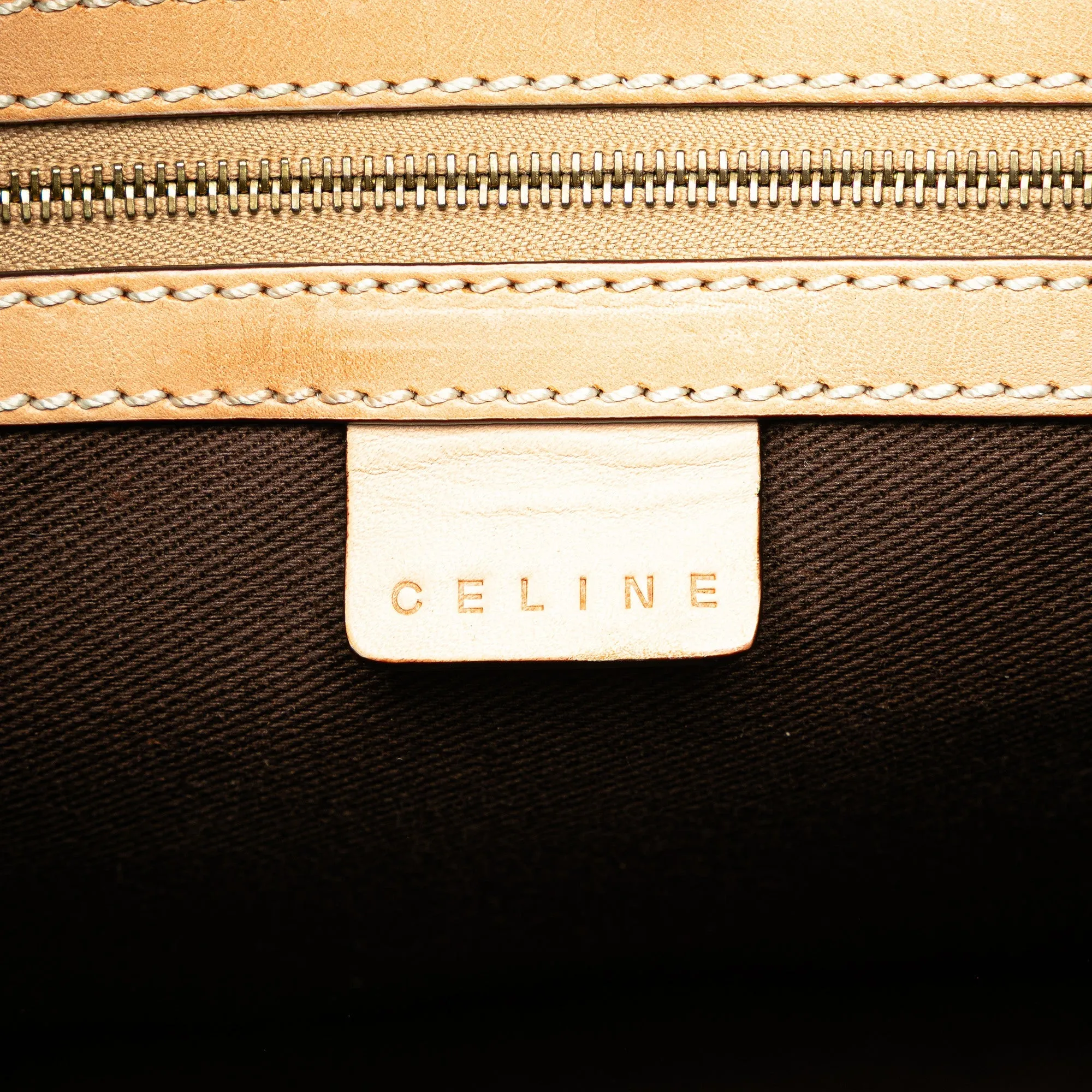 Celine Macadam Coated Canvas Shoulder Bag