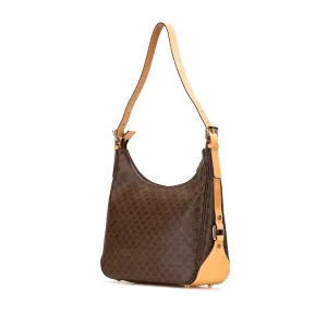 Celine Macadam Coated Canvas Shoulder Bag