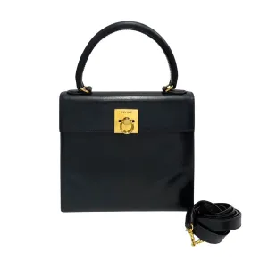 Celine  Shoulder Bag Blue Leather