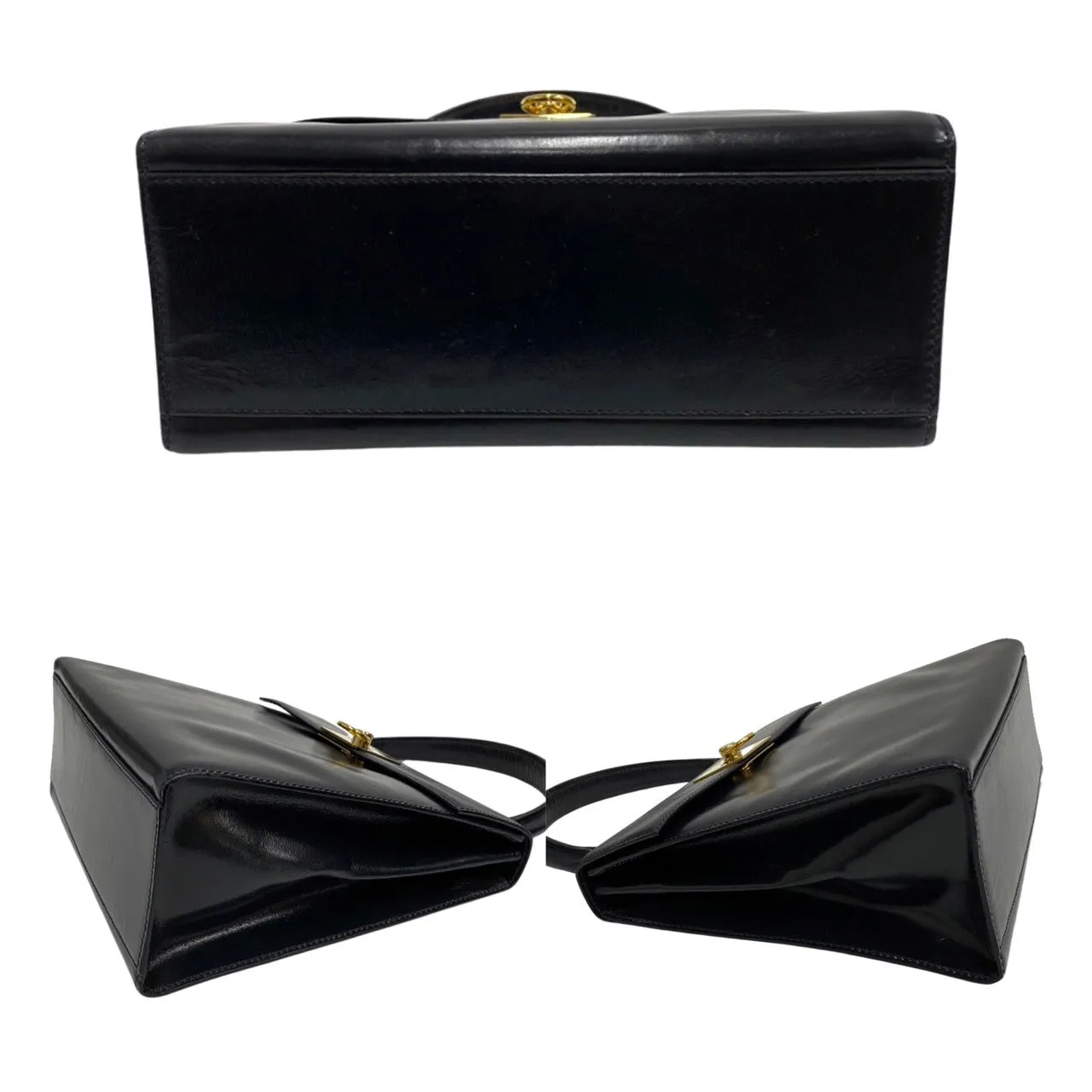 Celine  Shoulder Bag Blue Leather