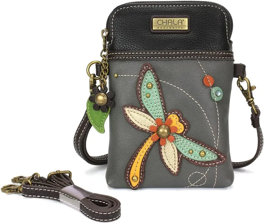 CHALA Crossbody Cell Phone Purse-Women Canvas Multicolor Handbag with Adjustable Strap - Special Edition