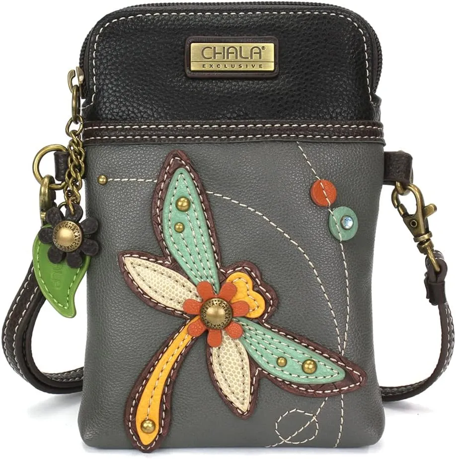 CHALA Crossbody Cell Phone Purse-Women Canvas Multicolor Handbag with Adjustable Strap - Special Edition