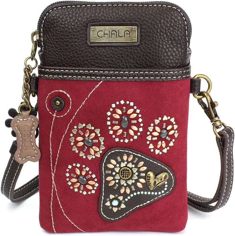 CHALA Dazzled Cellphone Crossbody Handbags for Women -Multicolored