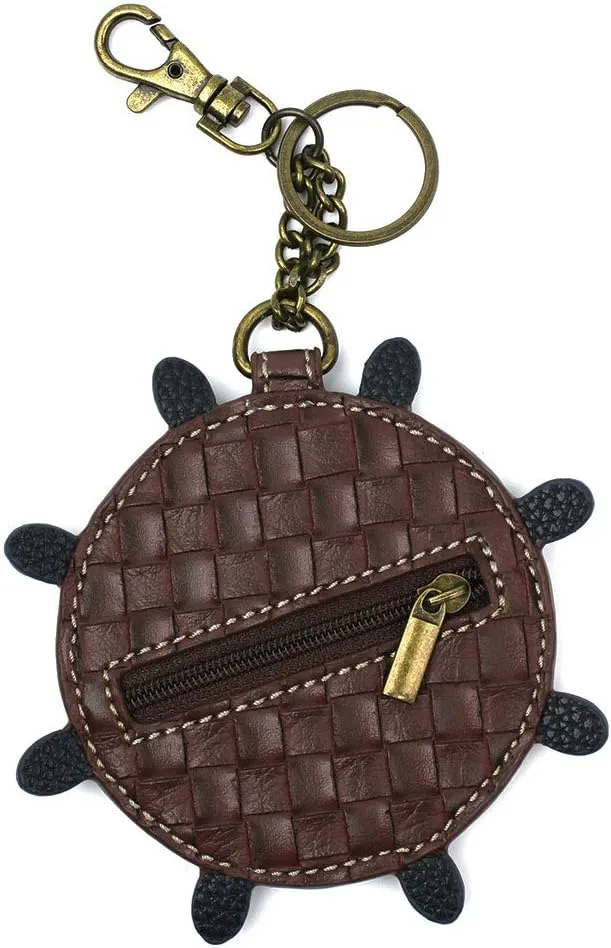 Chala Handbags, Casual Style, Soft, Large Shoulder or Crossbody Purse with Keyfob - Navy Blue