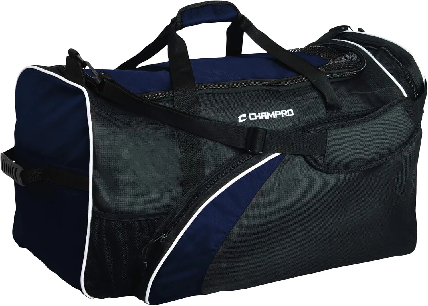 CHAMPRO Varsity Football Equipment Bag With Shoulder Carry Strap, Laundry and Helmet Bags