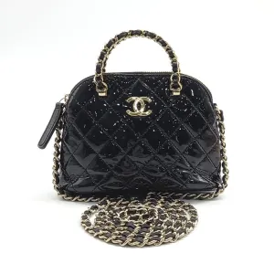 Chanel Patent Mini Tote And Cross Bag (7455898)