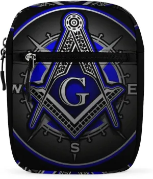 Charitable Freemason Logo Art Crossbody Bag Small Shoulder Bag Waterproof, Lightweight And Convenient