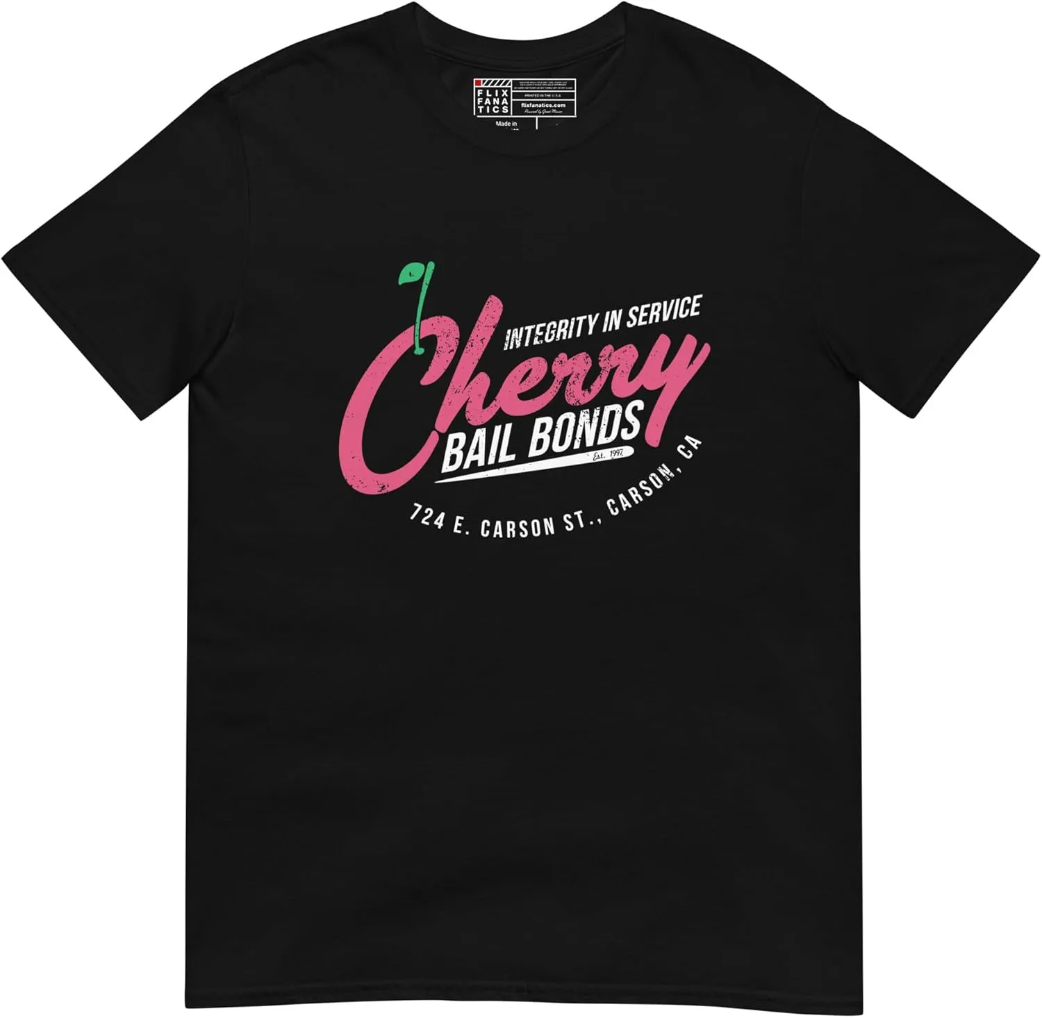 Cherry Bail Bonds T-Shirt - Short-Sleeve Unisex T-Shirt - 1997 Jackie Brown