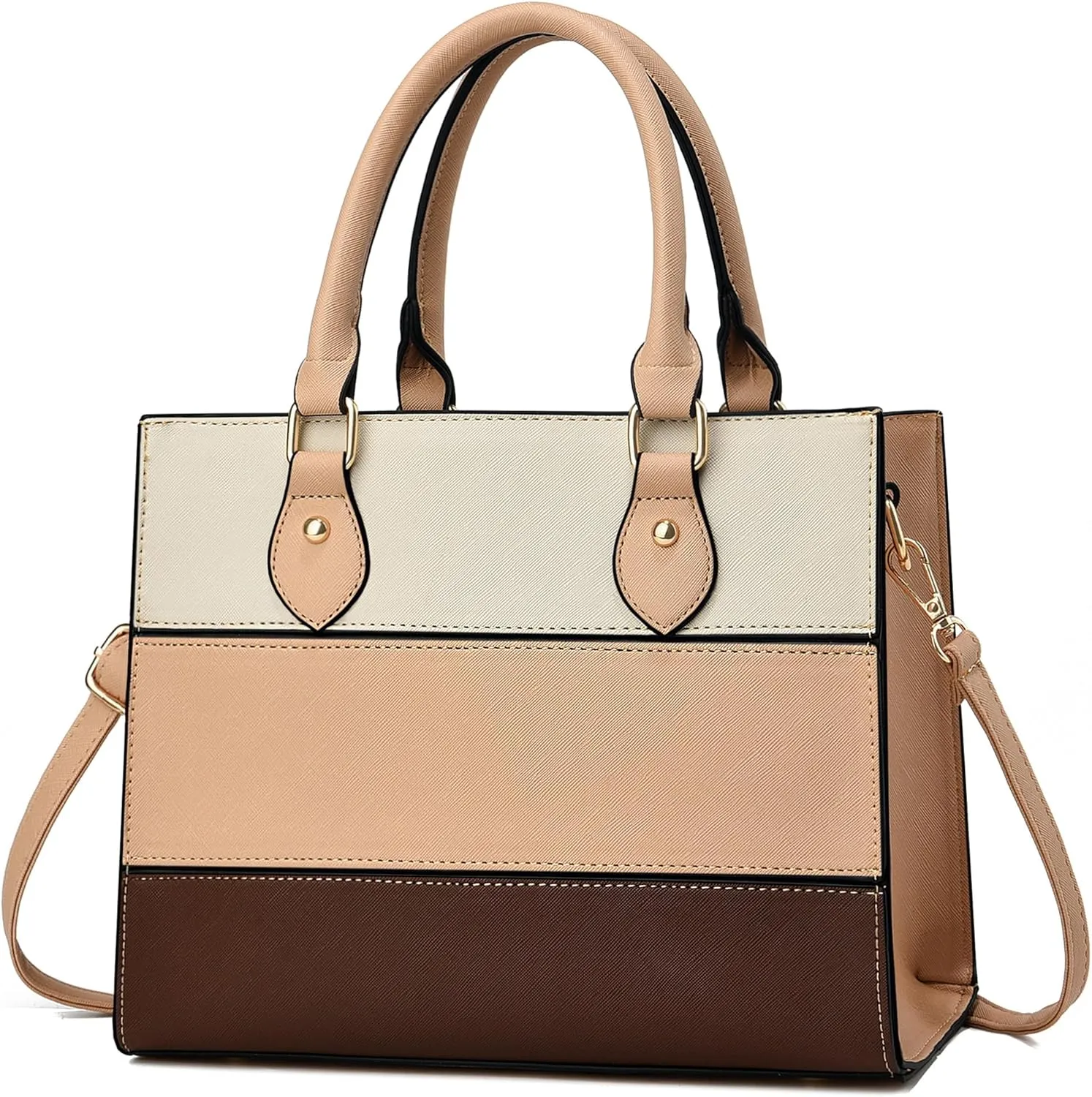CHICAROUSAL Crossbody Purses and Handbags for Women PU Leather Tote Top Handle Satchel Shoulder Bags