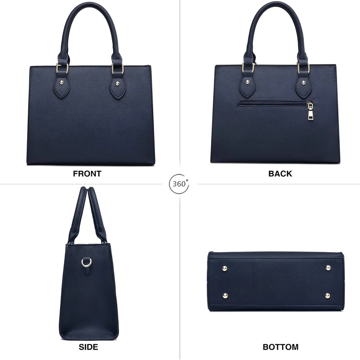 CHICAROUSAL Crossbody Purses and Handbags for Women PU Leather Tote Top Handle Satchel Shoulder Bags