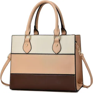 CHICAROUSAL Crossbody Purses and Handbags for Women PU Leather Tote Top Handle Satchel Shoulder Bags