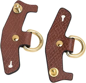 Chispee Bag Strap Accessories for Crossbody Bag Punch-Free Real Leather Shoulder Strap Perforated Conversion Accessories