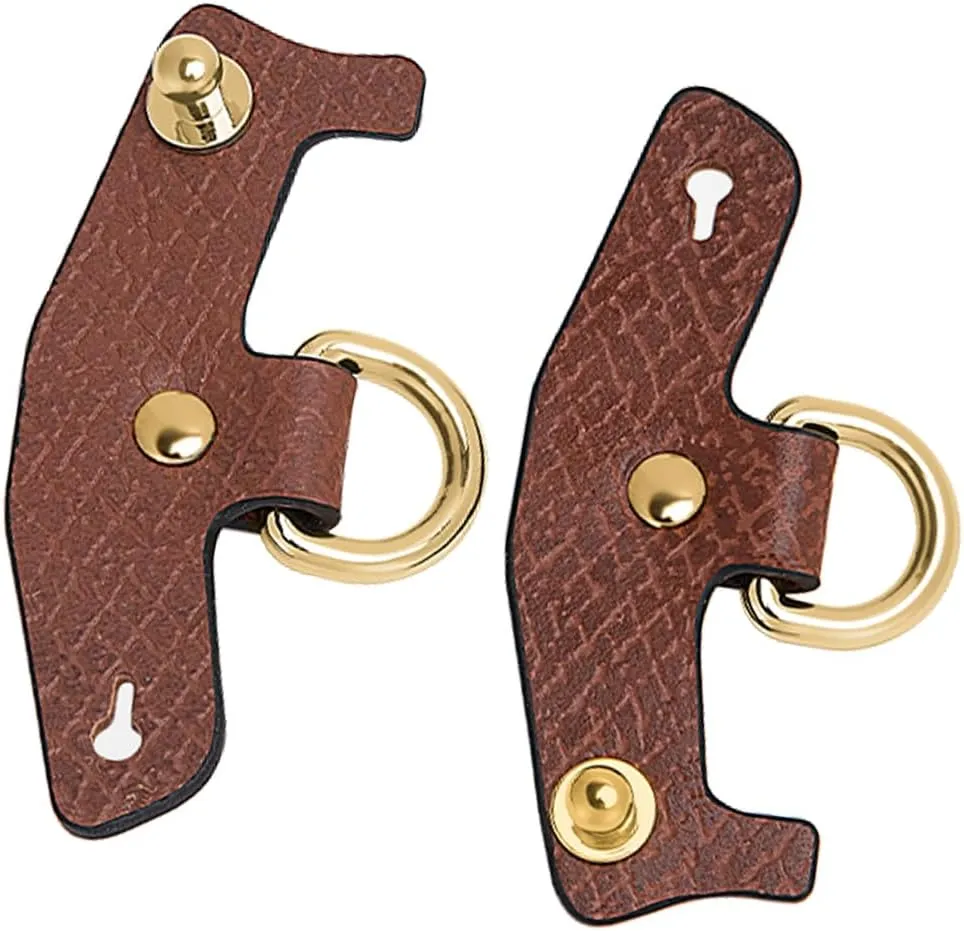 Chispee Bag Strap Accessories for Crossbody Bag Punch-Free Real Leather Shoulder Strap Perforated Conversion Accessories