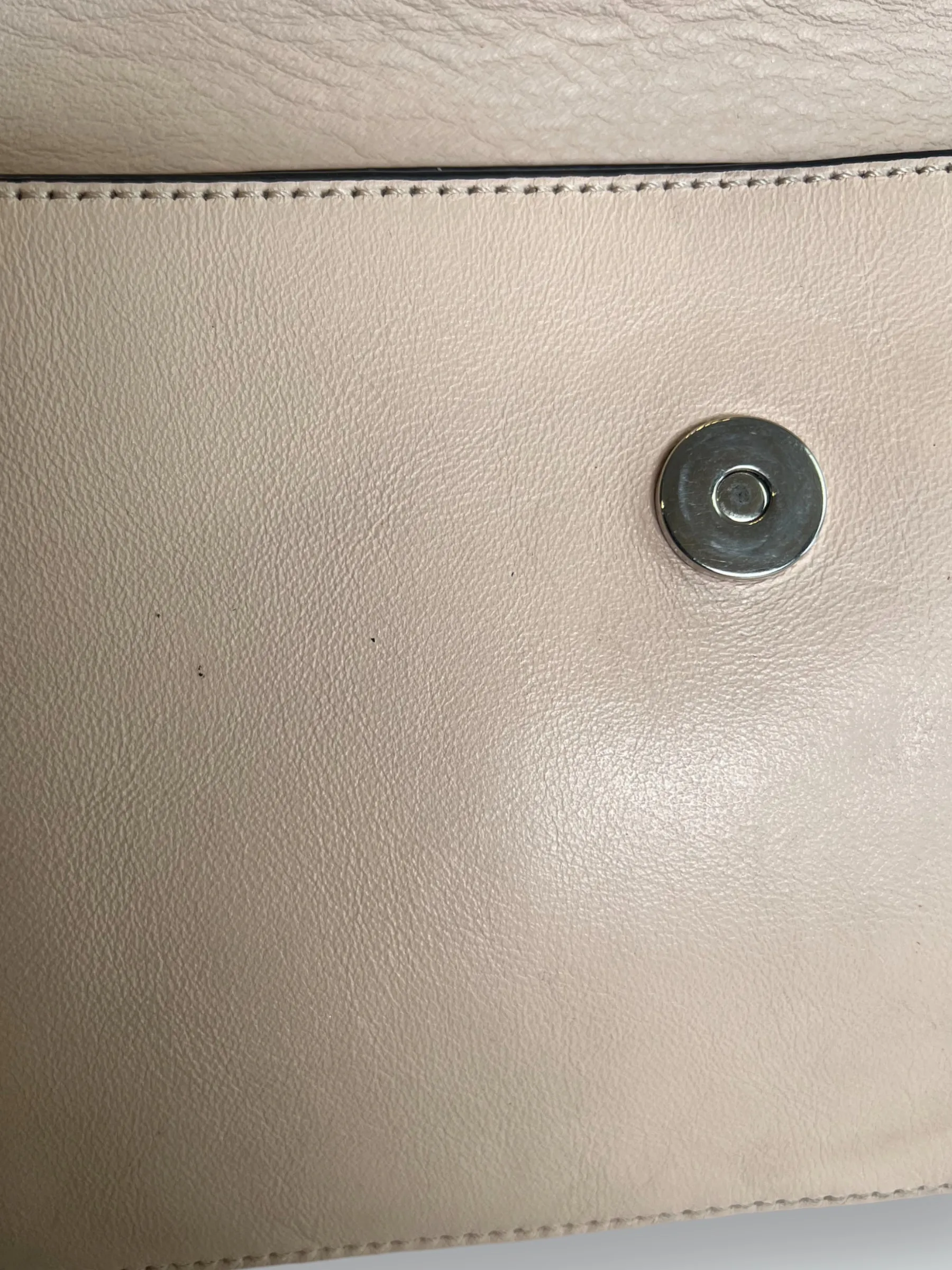 Chloe Pink Leather & Tan Suede Faye Crossbody