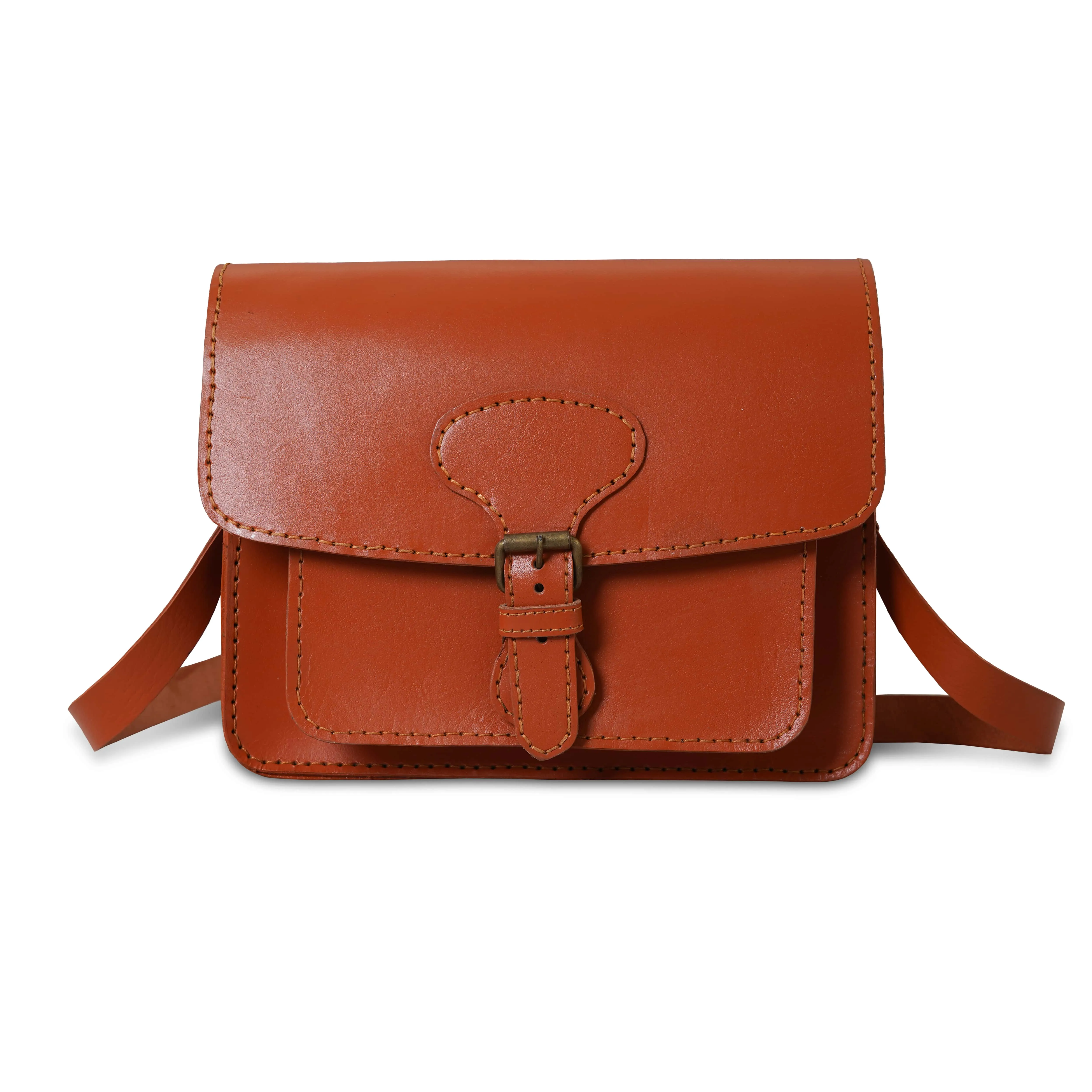 Classic Leather Crossbody Bag