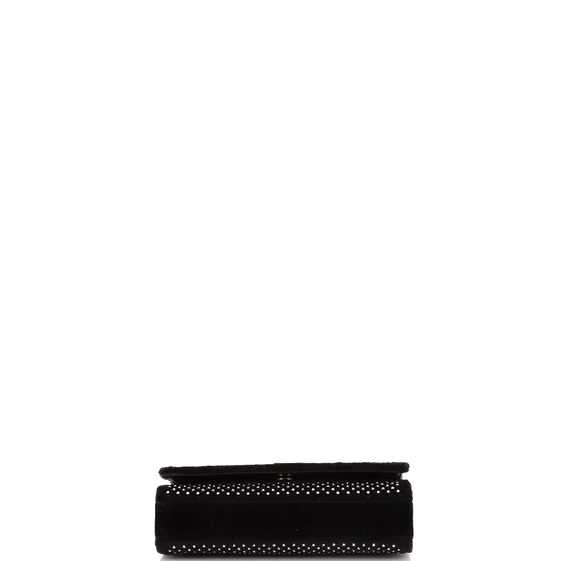 Classic Monogram Crossbody Bag Embellished Velvet Medium