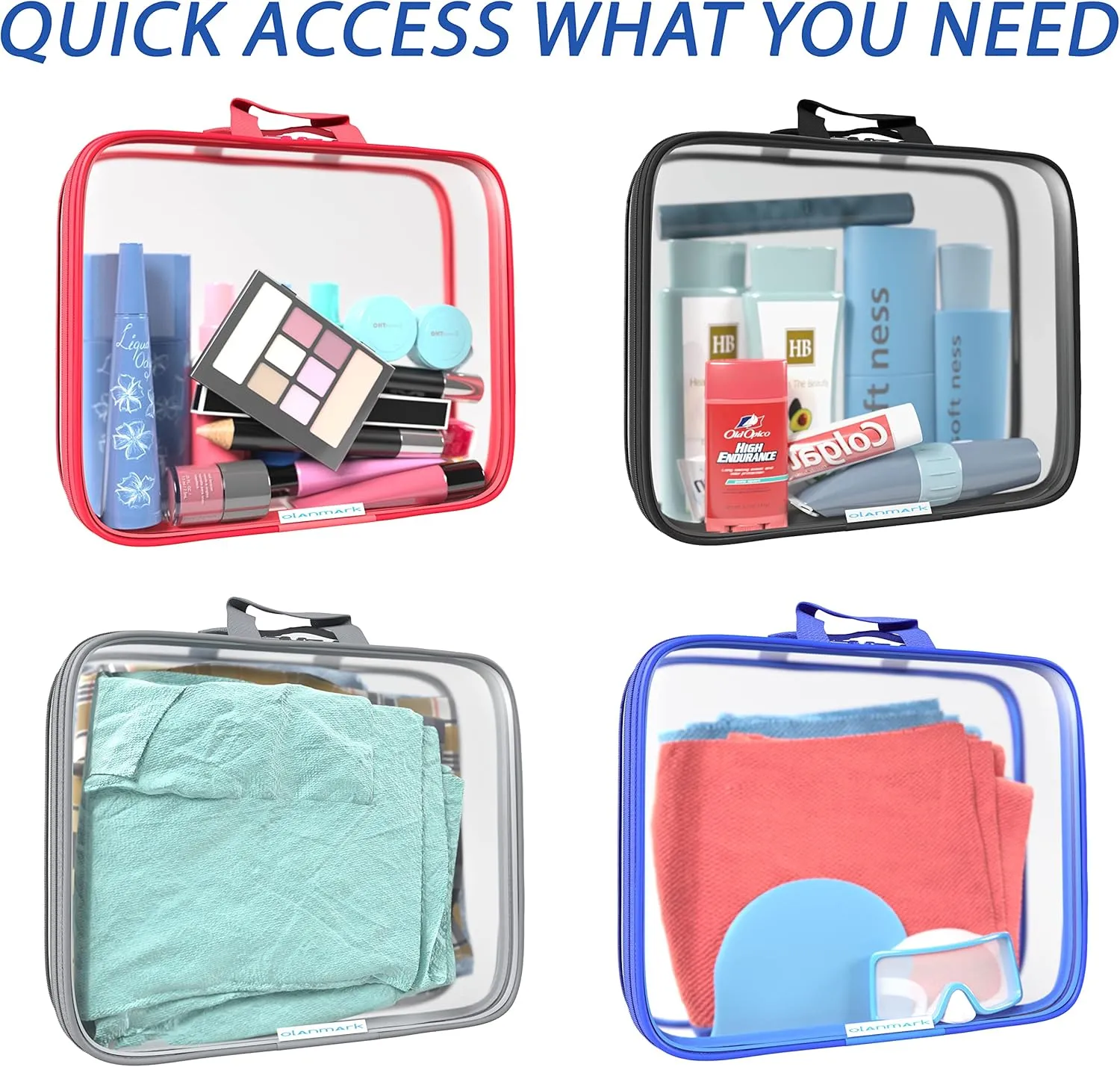 Clear Compression Packing Cubes 3 Set - Bags for Travel - Luggage Cube Organizer - Pink