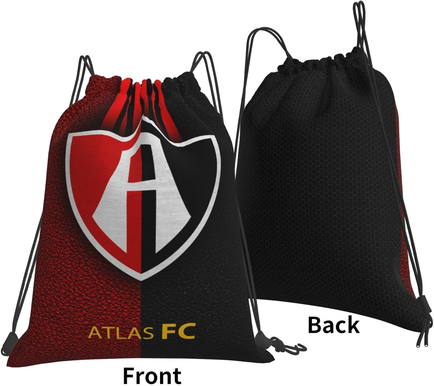 Club-Atlas-FC Drawstring Bag for Sports Fans Shopping Yoga Camping