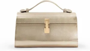 Clutch Purses for Women - Small Purse Top Handle - Evening Bag - Adjustable Crossbody Handbag - Trendy PU Leather