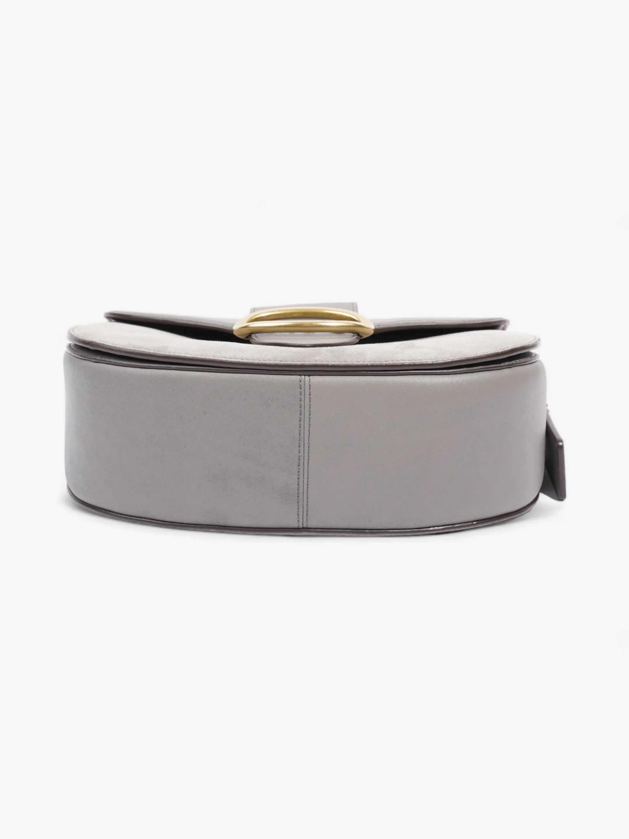 Coach Kat Saddle Grey Suede