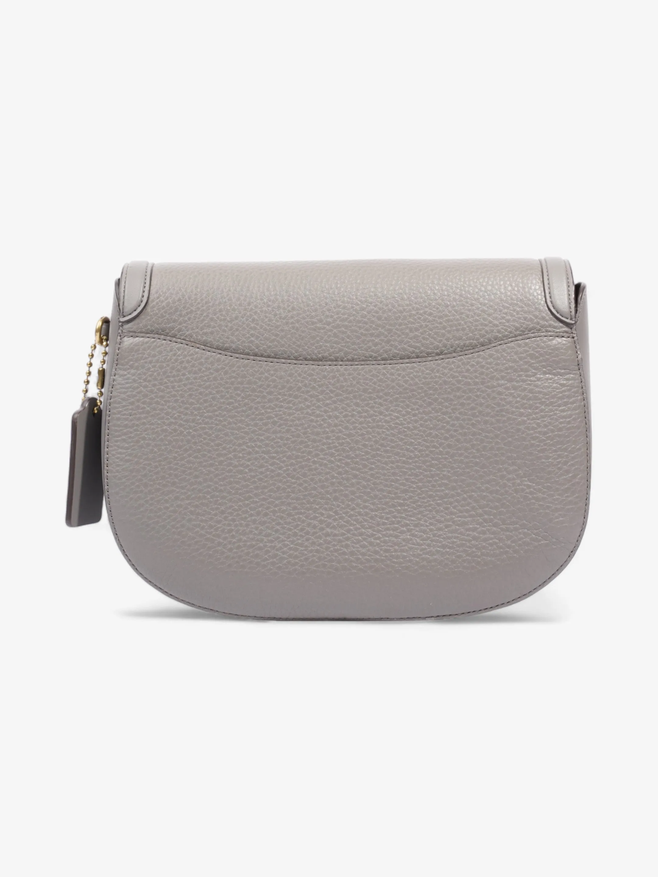 Coach Kat Saddle Grey Suede