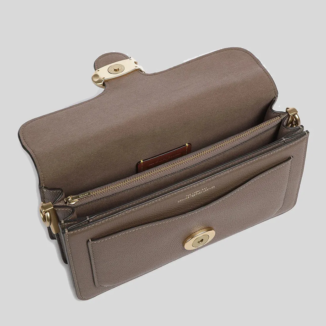 COACH Tabby Shoulder Bag 26 Dark Stone RS-CH857