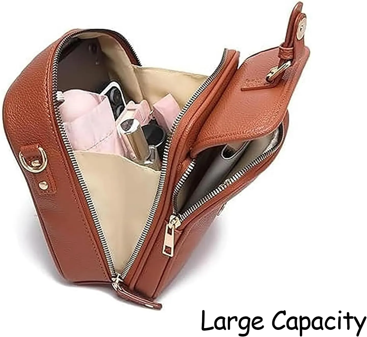 Collaboraten1 Crossbody Leather Bag Portable Urvashi Crossbody Leather Bag Tojoyride Anti Theft Shoulder Bags