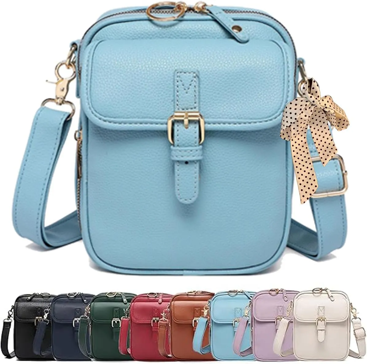 Collaboraten1 Crossbody Leather Bag, Urvashi Crossbody Leather Bag for women, Vintage Anti-Theft Messenger Shoulder Bags