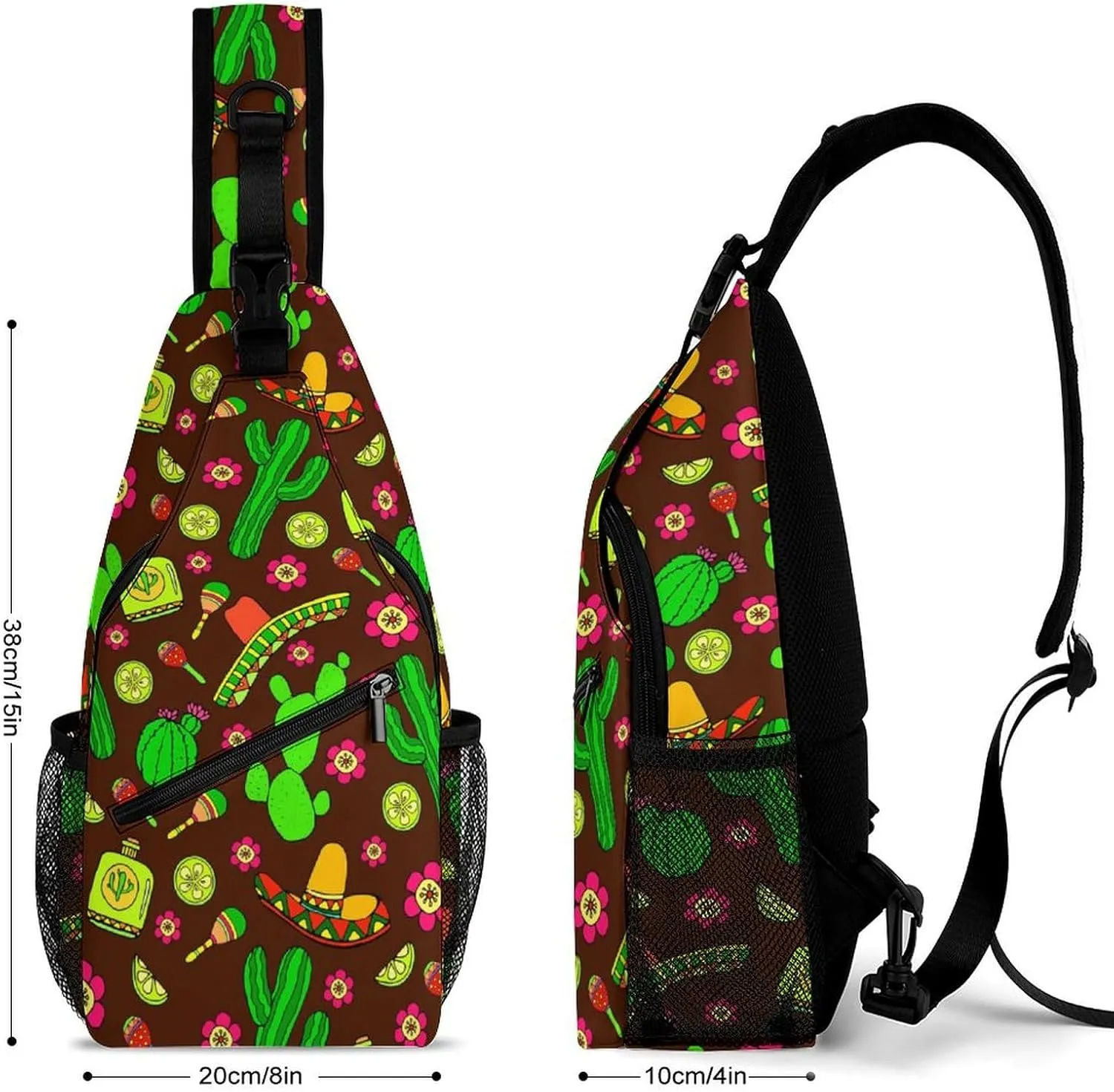 Color Skull Versatile And Convenient Multipurpose Crossbody Bag - Perfect for Travel And Hiking
